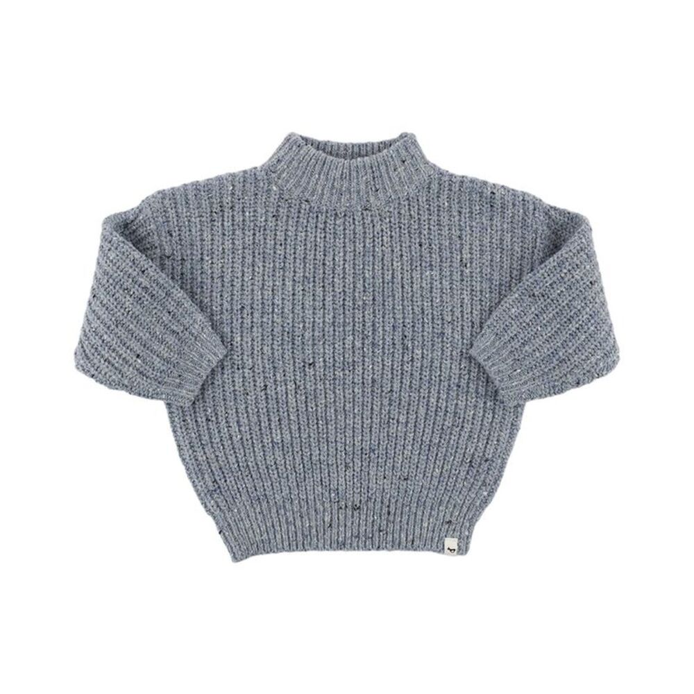 Oh Baby! Girls  Speckle Knit Grandpa Knitted Pullover